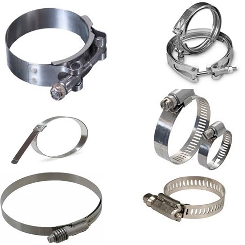 Abrazaderas en acero inoxidable